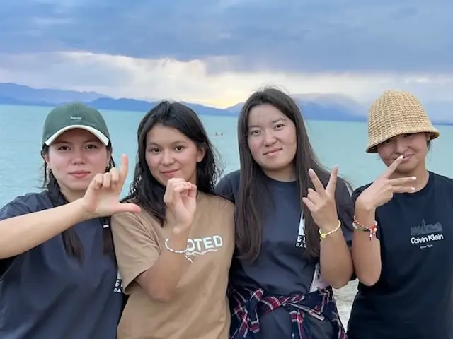 A moment from summer camp
