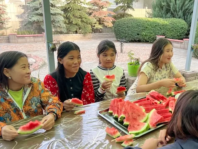 A moment from summer camp