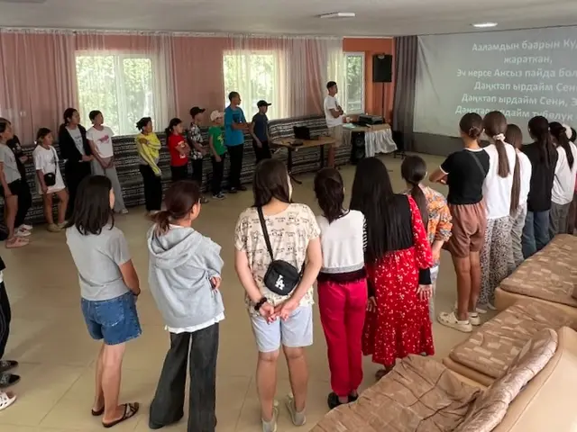 A moment from summer camp