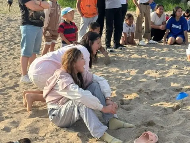 A moment from summer camp
